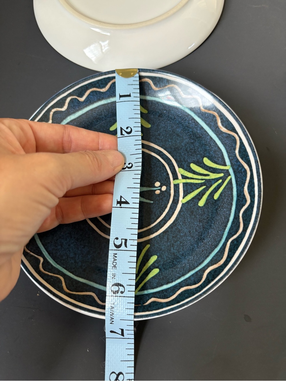 Two Aerin by William Sonoma Dessert or Appetizer Plates- Stoneware - Picture 7 of 7